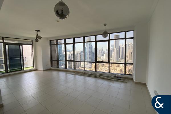 Burj View Bliss | 2 Bed+Study | Unfurnished