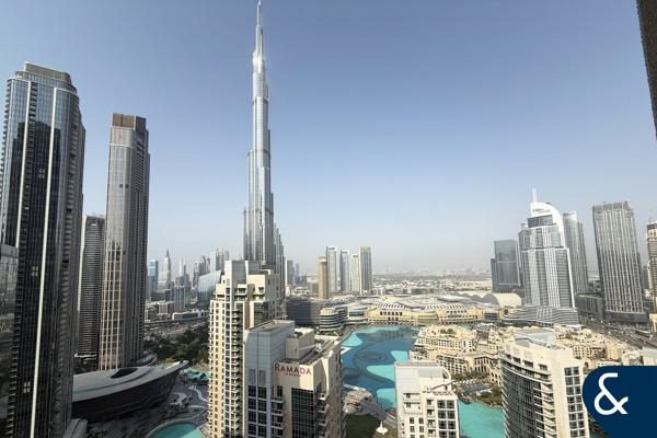 High Floor | Burj & Fountain View | Vacant