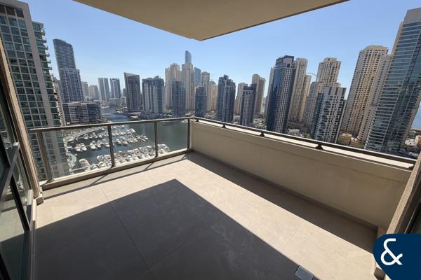 Huge Layout | Marina Views | Unfurnished