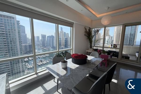 Huge Layout | Marina Views | Unfurnished