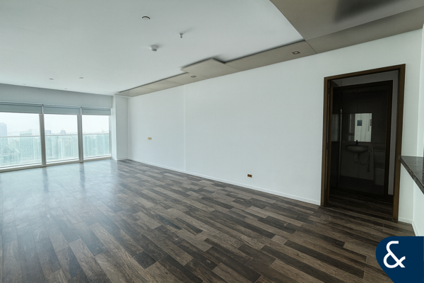 3 Bed | Marina view | Unfurnished | Fendi