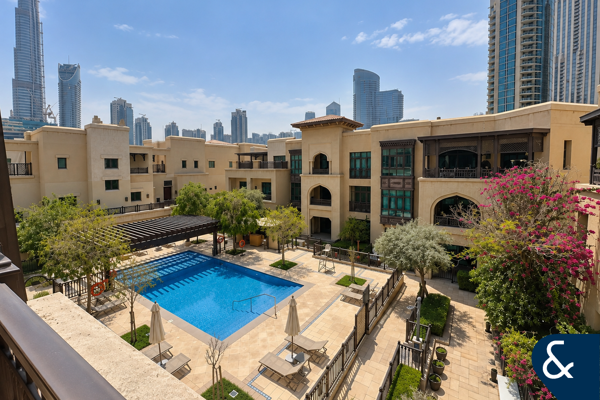 2 Bed Plus Study | Unfurnished | Pool View