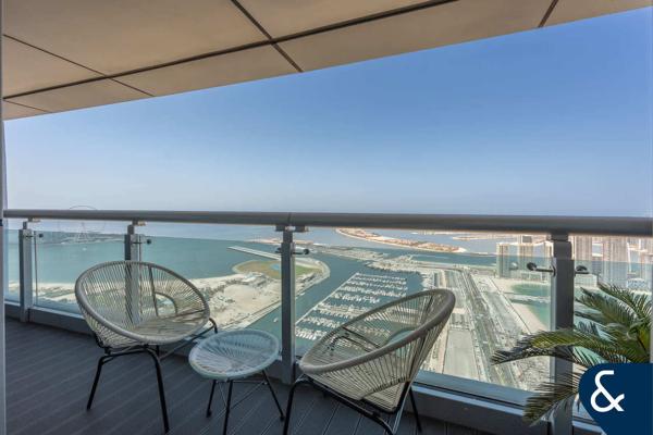 Very High Floor | Fully Upgraded | Palm Views