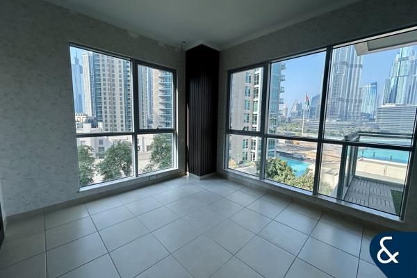 Fountain And Burj Khalifa View | Maids Room