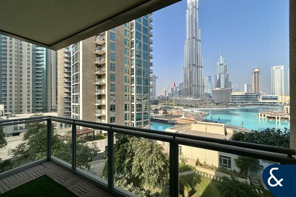 Fountain And Burj Khalifa View | Maids Room