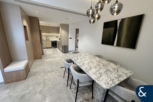 Marina & Partial Dubai Eye View | Renovated