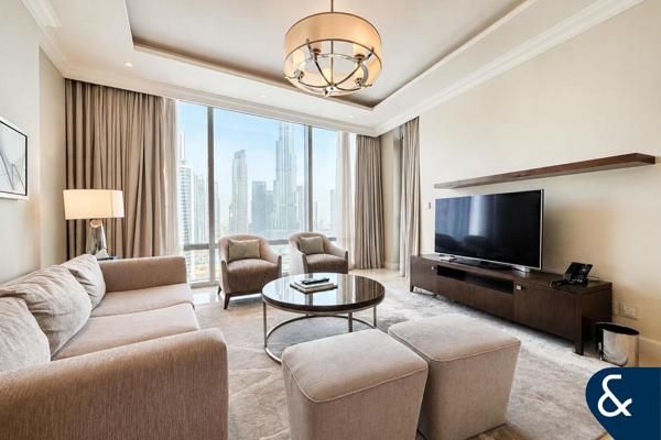 Full Burj View | Luxury | 2 Bedroom + Study