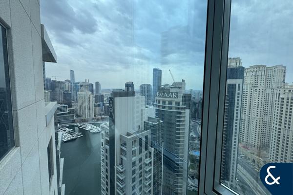 unfurnished | spacious | marina views