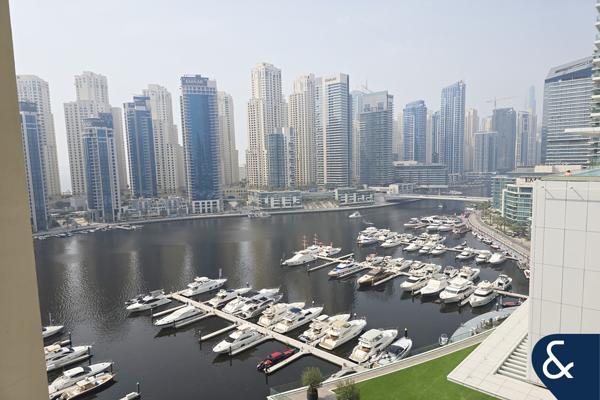Full Marina View | Vacant | Spacious 2 Bed