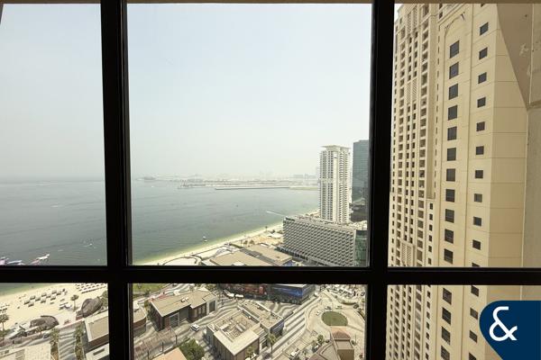 Unfurnished | JBR View | Dubai Eye |  2 Bed