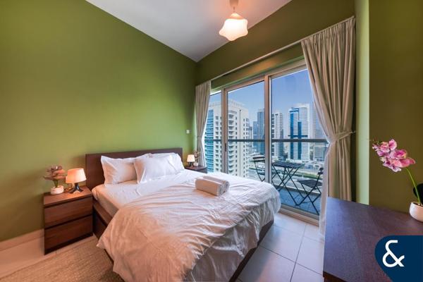 Furnished | 2 Beds | Marina Views.