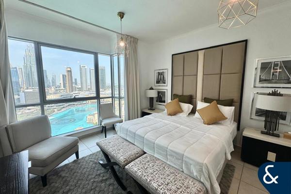 Full Burj View | Furnished | 3 Bed | Maid's