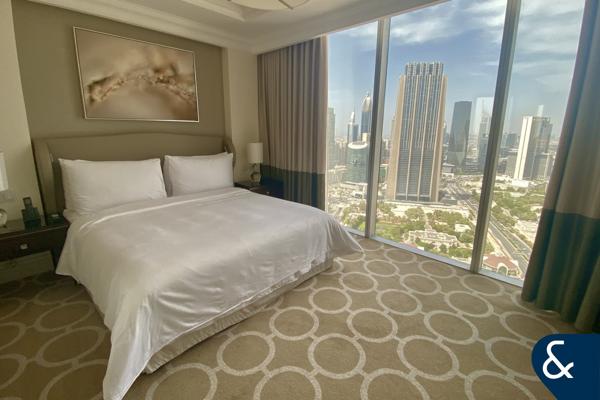 Sea and DIFC Views | Furnished | 1 Bed
