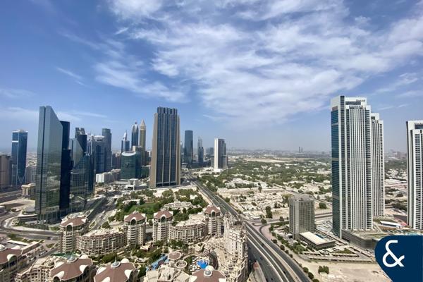 Sea and DIFC Views | Furnished | 1 Bed