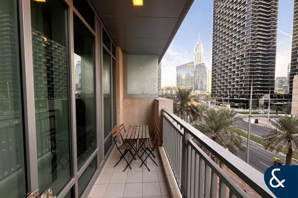 Burj & BLVD View | Balcony | Low Floor