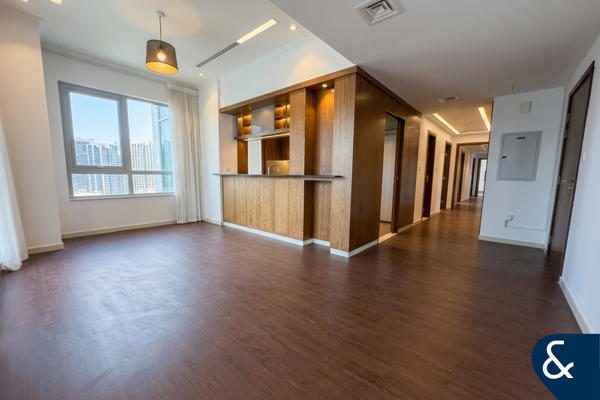 Unfurnished | Half Floor| Three Bed + Maids