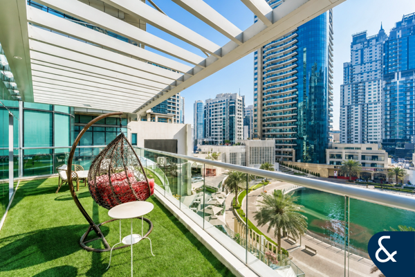 Large Terrace | Full Marina View | Maid Room
