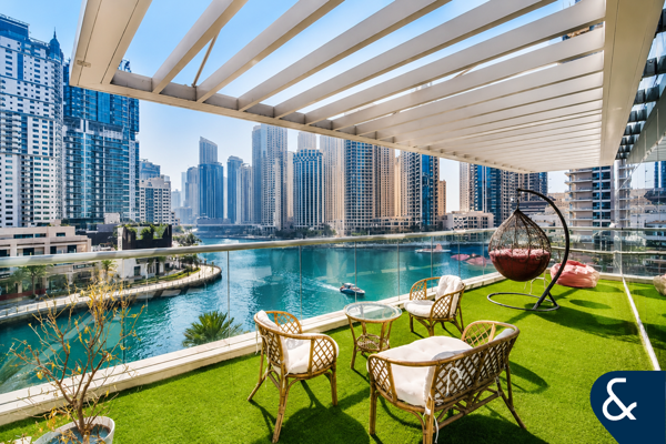 Large Terrace | Full Marina View | Maid Room