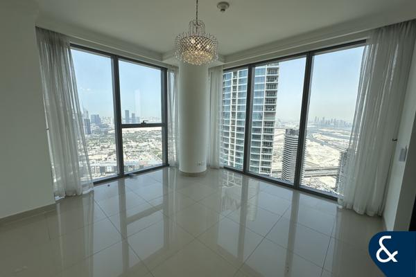 High Floor | Vacant | 3 Bedroom |  Balcony