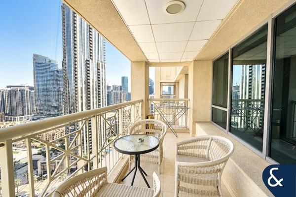Vacant | Unfurnished | Burj+fountain views