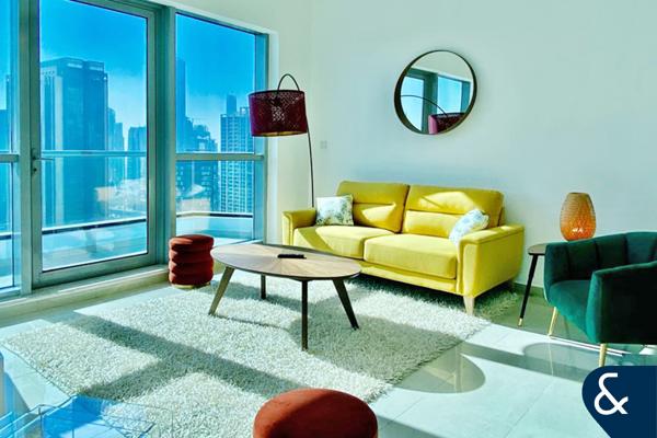 856 Sqft | Panoramic Marina View | One Bed