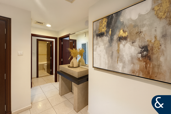 High Floor | Full Palm & Sea Views | Vacant