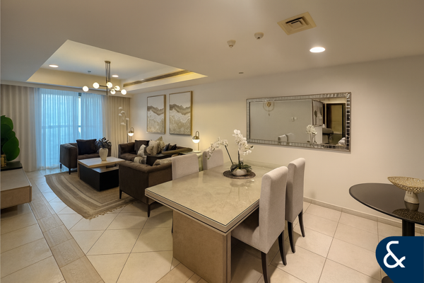 High Floor | Full Palm & Sea Views | Vacant