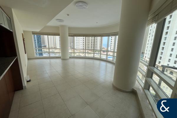 Unfurnished| Partial Marina View| 2 Bedroom