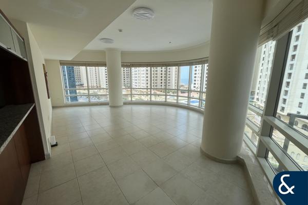Unfurnished| Partial Marina View| 2 Bedroom