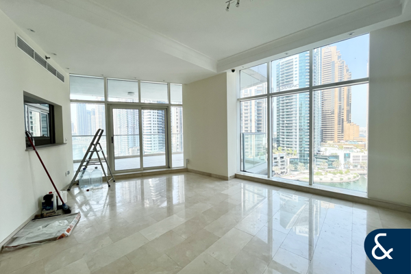 3 Beds + Study | Unfurnished | Marina Views