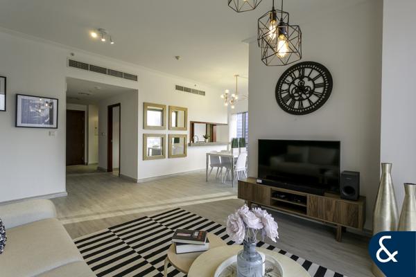 2 Bed + Study | Furnished| Burj Khalifa View