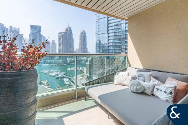 Fully Upgraded - Full Marina View - 2,498sqft