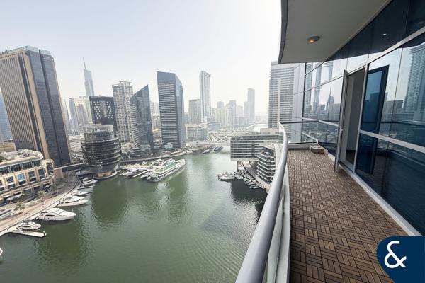 856 Sqft | Panoramic Marina View