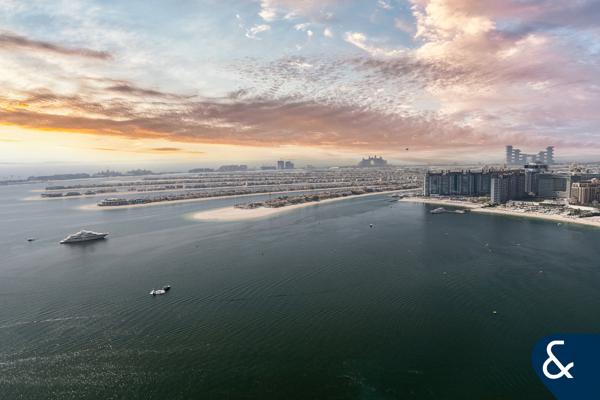 3 Bedroom + Maids | Palm Views | High Floor