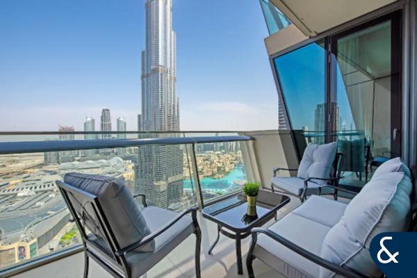 Burj and Fountain View | Furnished | Vacant