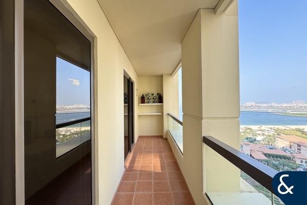 Palm Sea Views | Double Balcony | Vacant