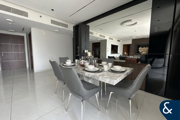Vacant | Full Burj View | Rare Large Terrace