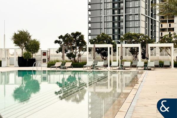 Furnished | Huge Balcony | Burj & Creek View