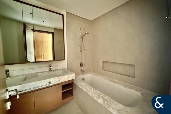 Burj & Park Views | Two Bedroom | Unfurnished