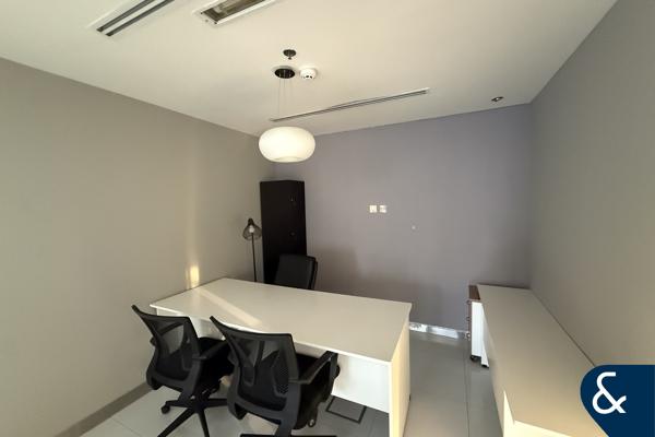 Partitioned | Corner Office | Fully Furnished