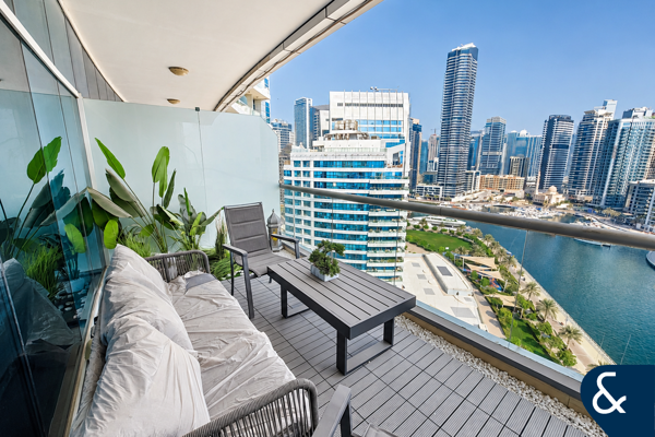 Marina Views | Spacious Balcony | Upgraded