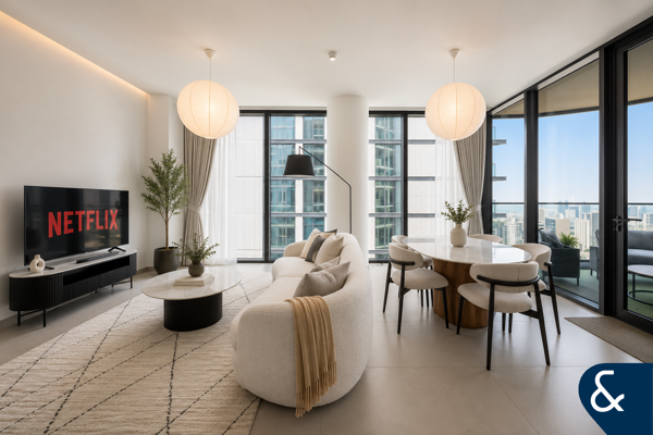 Lagoon Views | Fully Furnished | 2 + Maids