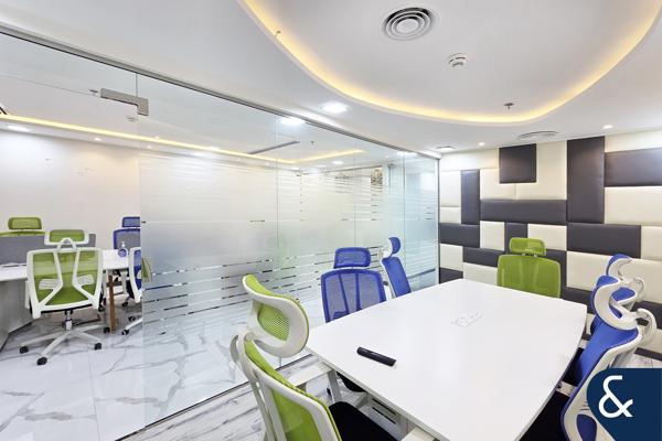 Bright | Furnished | Glass Partitions