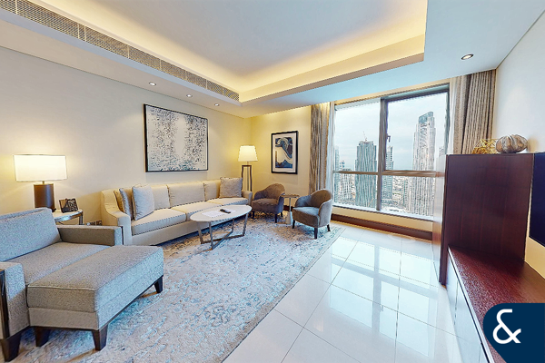 Full Burj Khalifa and Fountain View | 1 Bed