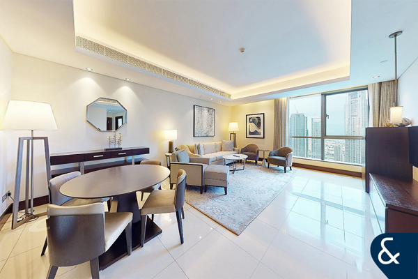 Full Burj Khalifa and Fountain View | 1 Bed
