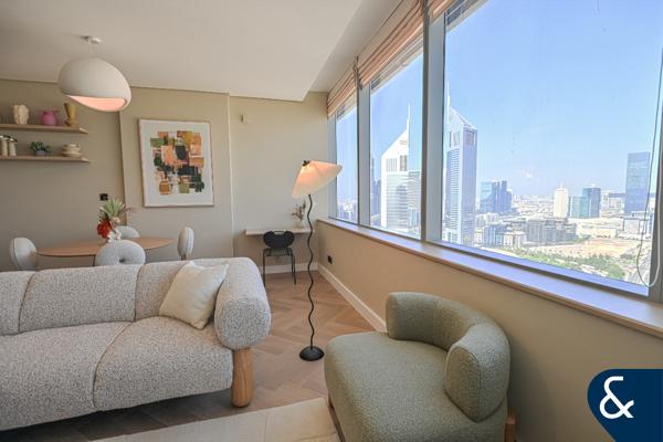 Upgraded | Furnished | High Floor | DIFC View