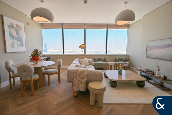Upgraded | Furnished | High Floor | DIFC View