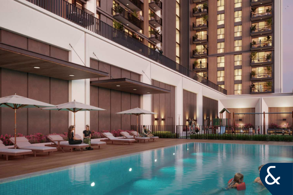 New 2BR | Corner Unit | Park & Pool Views
