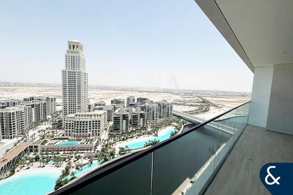 Burj + Creek Beach View | High Floor | VOT