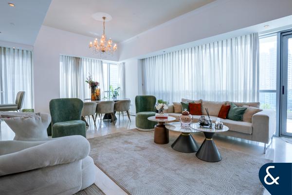 Spacious 3 Bed | Full Marina Views | Maids